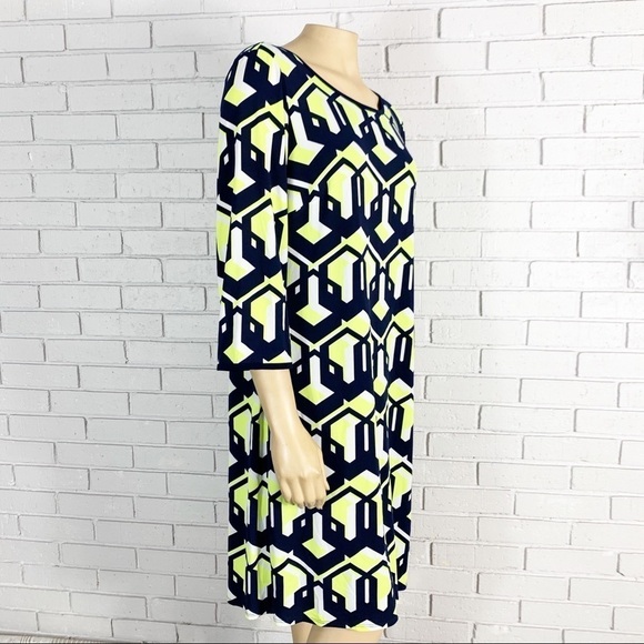 Laundry by Shelli Segal Geometric Shift Dress - Picture 7 of 8